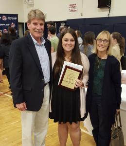 2017 SoSide Varsity S Award - Elizabeth Navarino_